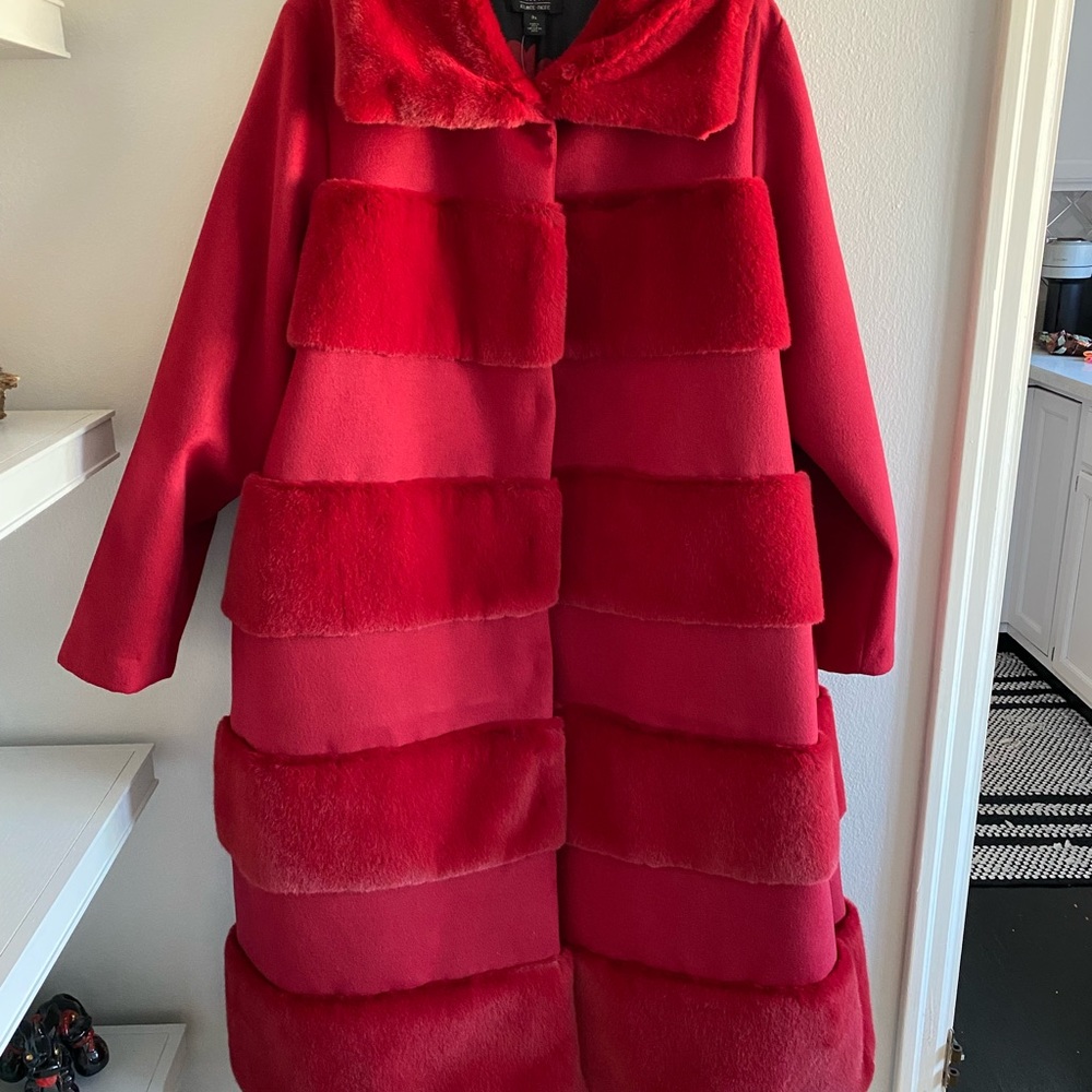 Halogen Atlantic Pacific Faux Fur Stripe - 3x - Picture 4 of 10